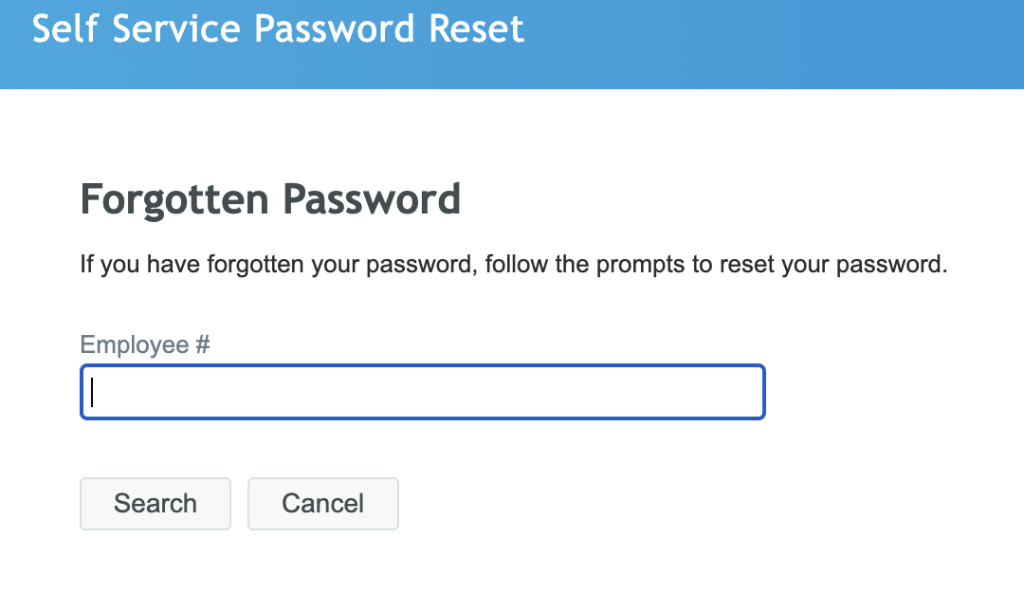 JCPenney Associate Kiosk Password Reset